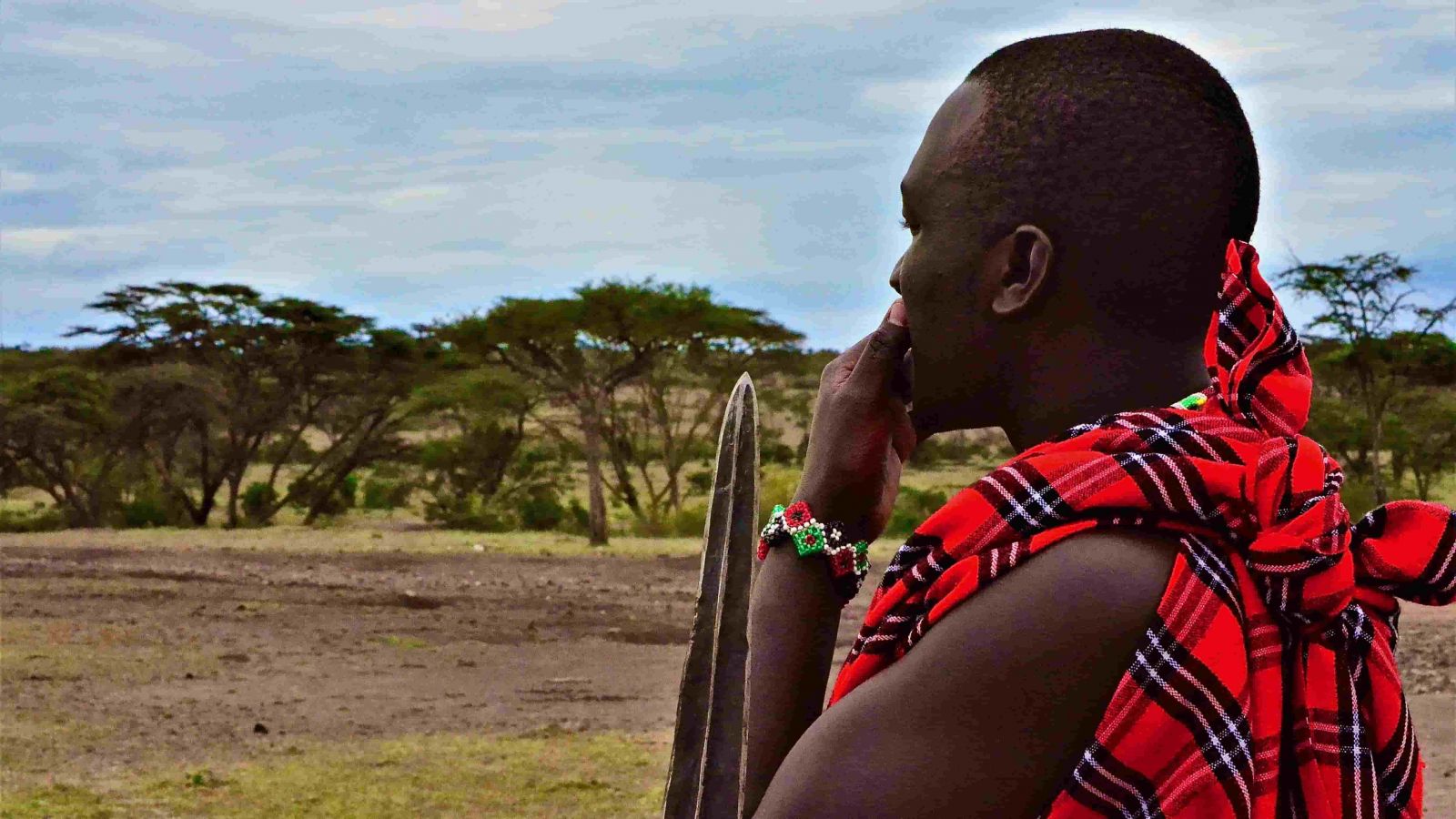 Masais en Kenia